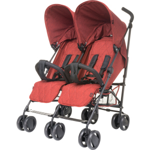 Прогулочная коляска для двойни 4Baby Twins Red (4TW03)