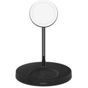 купити Зарядний пристрій Belkin MagSafe 2in1 Wireless Charger, black