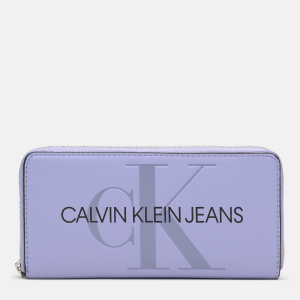 Женский кошелек Calvin Klein Jeans Zip Around K60K607634-V0K Palma Lilac (8719853627211) надежный