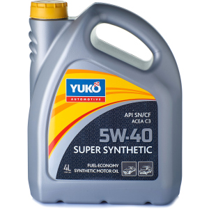 Моторна олива Yuko Super Synthetic 5W-40 4 л в Житомире