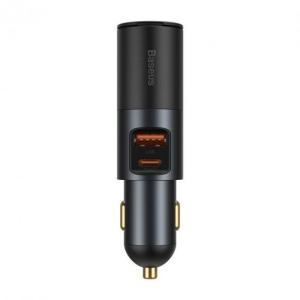 Автомобильное зарядное устройство Baseus Share Together Fast Charge Car Charger with Cigarette Lighter Port |1USB/1Type-C, 3A, 120W| (CCBT-C0G) ТОП в Житомире