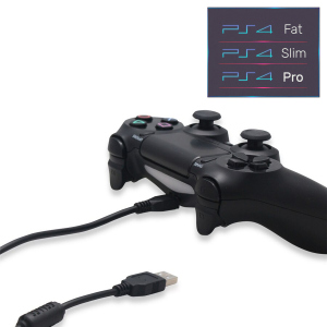 Зарядный кабель передачи данных OIVO 2м USB / micro USB для геймпада DualShock 4 Sony PlayStation PS4 PRO / PS4 Slim / PS4 Fat