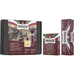 Подарочный набор для бритья Proraso Деликатное бритье и уход для жесткой щетины с сандаловым маслом и маслом дерева Ши Крем 150 мл + Лосьон 100 мл (8004395004775) лучшая модель в Житомире