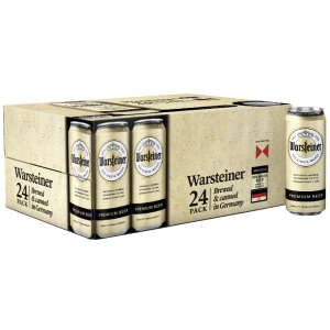 Упаковка пива Warsteiner Premium Verum світле фільтроване 4.8% 0.5 л x 24 шт (4000856094471) краща модель в Житомирі