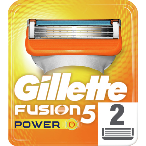 Сменные картриджи для бритья (лезвия) мужские Gillette Fusion5 Power 2 шт (7702018867172) лучшая модель в Житомире