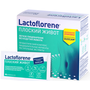 Біологічно активна добавка Lactoflorene Плоский живіт 20 пакетиків (8004995458770) ТОП в Житомирі