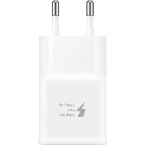 Зарядний пристрій Samsung AFC TA + Type-C Cable (1EA) White (EP-TA20EWECGRU) краща модель в Житомирі