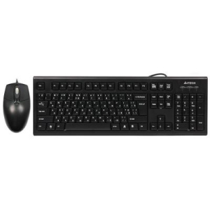 Комплект (Клавіатура Миша) A4Tech KRS-8572 USB Black ТОП в Житомирі