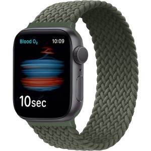 Ремінець Promate Fusion-44S для Apple Watch 42-44 мм 1/2/3/4/5/6/7/SE Green (fusion-44s.green) в Житомирі