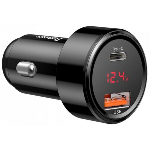 Автомобільний зарядний пристрій Baseus Magic (2USB, 6A) QC3.0 Black (CCMLC20C-01) ТОП в Житомирі