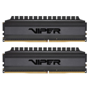 Модуль пам'яті DDR4 2x8GB/3200 Patriot Viper 4 Blackout (PVB416G320C6K) краща модель в Житомирі