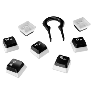 Набір ковпачків для механічних клавіатур HyperX Pudding Keycaps (HKCPXA-BK-RU/G) краща модель в Житомирі
