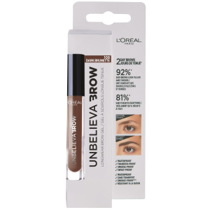 Гель для бровей L’Oreal Paris Unbelieva Brow 108 Темно-коричневый 3.4 мл (3600523674626) лучшая модель в Житомире