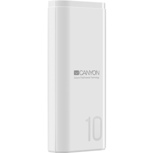 УМБ Canyon 10000 mAh White (CNE-CPB010W) краща модель в Житомирі