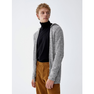 Кардиган Pull & Bear XAZ217377APSX M Білий/Чорний (DD8000004572857) краща модель в Житомирі