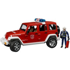 Пожежний джип Bruder Wrangler Unlimited Rubicon із фігуркою пожежного (02528) в Житомирі