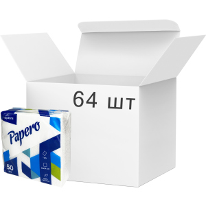 Упаковка салфеток Papero 240х240 мм 50 листов 64 пачки (11305290169)