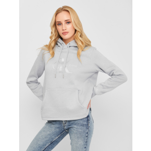 Худи Calvin Klein Jeans Glossy Monogram Hoodie J20J216951-PS8 S Marble Grey (8719854557586) ТОП в Житомире