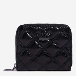 Гаманець жіночий Guess Cessily Slg Small Zip Around SWKM7679370-BLA Чорний (8000702444285) краща модель в Житомирі