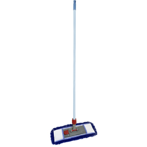 Швабра Wermop 120 см із насадкою Extra Cotton Wet Mop 40 см Синя (SA0004) ТОП в Житомирі