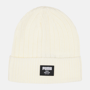 Шапка Puma Ribbed Classic Beanie 2283108 Слонова кістка (4064533034150) в Житомирі