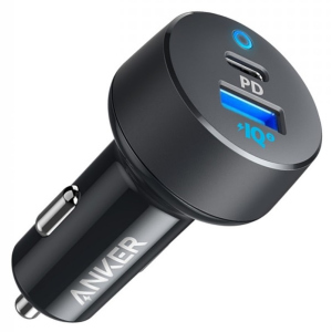 хорошая модель Автомобільний зарядний пристрій Anker PowerDrive PD 2 - 18W PD & 15W PowerIQ LED Black