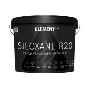 Фасадна штукатурка ELEMENT PRO SILOXANE R20 25 кг Прозора в Житомирі