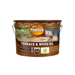 PINOTEX TERRACE & WOOD OIL Тонована атмосферостійка деревозахисна олія 10 л краща модель в Житомирі