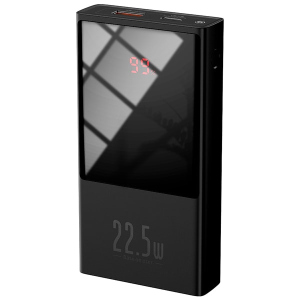 Портативный аккумулятор Baseus Super Mini Digital Display 20000mAh 22.5W (QC3.0 PD3.0) (PPMN-B01) Black лучшая модель в Житомире