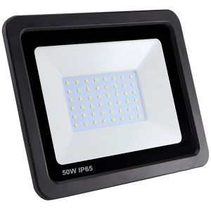 Прожектор светодиодный Eurolamp SMD 50W 6000K черный с радиатором (LED-FL-50/6) в Житомире