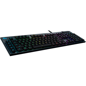 Клавіатура провідна Logitech G815 Gaming Mechanical GL Linear RGB USB Black (920-009007) надійний