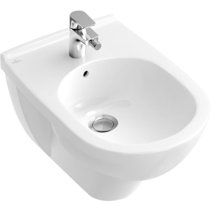 Біде підвісне VILLEROY&BOCH O.NOVO білий (без змішувача) 54600001 краща модель в Житомирі