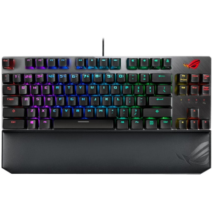 Клавиатура проводная Asus ROG Strix Scope TKL Deluxe Cherry MX Silent Red RGB USB (90MP00N5-BKRA00) ТОП в Житомире