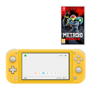 Набір Консоль Nintendo Switch Lite 32GB Yellow Новий + Гра Metroid Dread Nintendo Switch Російські Субтитри Новий