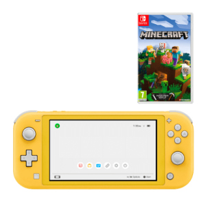 Набір Консоль Nintendo Switch Lite 32GB Yellow Новий + Гра Minecraft Nintendo Switch Російська Озвучка Новий ТОП в Житомирі