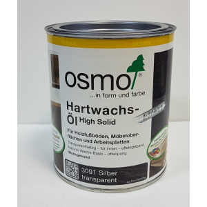 Масло с твердым воском OSMO HARTWACHS - ÖL Silber|Gold Effekt 3091 ( серебро ) 0.75 л. лучшая модель в Житомире