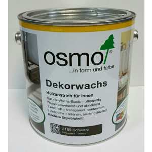 Цветное масло OSMO DEKORWACHS Intensive töne 3169 – черное, 0.375 л. рейтинг