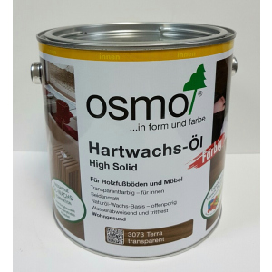 Масло с твердым воском цветное прозрачное OSMO HARTWACHS-ÖL Farbig 3073 - (терра) 2.5 л. в Житомире