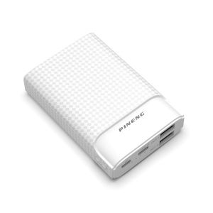 Внешний аккумулятор Power Bank Pineng PN-986 PD QC3.0 10000 mAh 2 Input & 2 Output White в Житомире