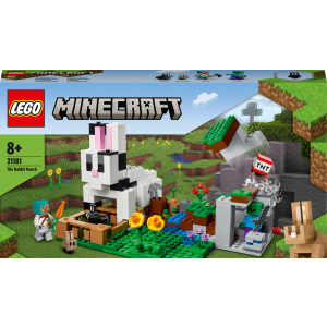 Конструктор LEGO Minecraft Кроличе Ранчо 340 деталей (21181) надежный