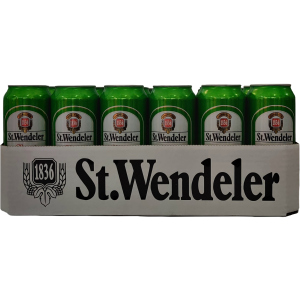 Упаковка пива St.Wendeler Lager светлое фильтрованное 5.3% 0.5 л.х 24 шт (4002631024161G) в Житомире