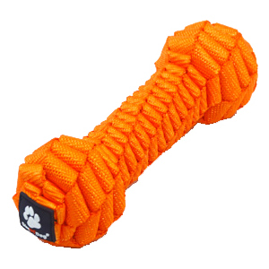 Іграшка для собак GimDog Stretch Кісточка M Помаранчева 19.5 см (8009632056616)
