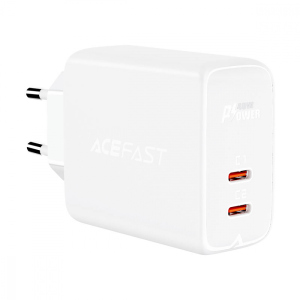 хорошая модель СЗУ Acefast A9 PD 40W (2 Type-C) white