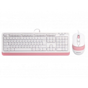 Комплект A4Tech F1010 Pink краща модель в Житомирі