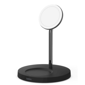 Belkin Бездротовий зарядний пристрій 2in1 MagSafe iPhone Wireless Charger, black в Житомирі