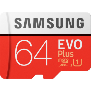 Samsung EVO Plus microSDXC 64GB UHS-I Class 10 + адаптер SD (MB-MC64HA/RU) ТОП в Житомирі