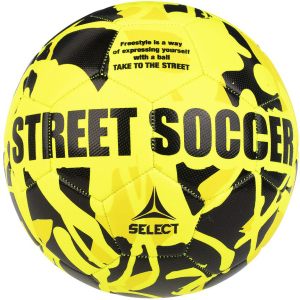 Мяч футбольный Select Street Soccer (102) №4.5 Yellow-Black (5703543232895) лучшая модель в Житомире