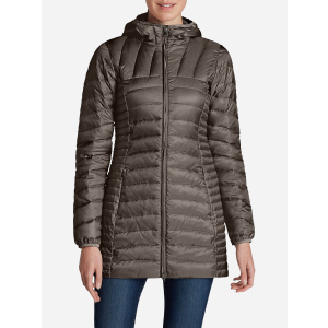 Пуховик Eddie Bauer Astoria Hooded Down Parka 2680DPT S Темно-коричневый надежный