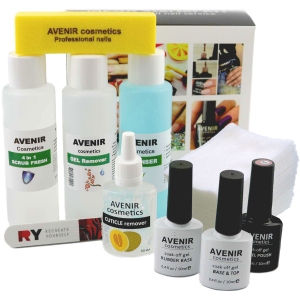 Стартовый набор Avenir Cosmetics для покрытия гель-лаком (4820440814304)