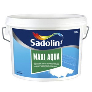 Шпатлевка акриловая SADOLIN MAXI AQUA влагостойкая голубая 10л лучшая модель в Житомире